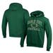 Men's Champion Green Colorado State Rams Football Eco Powerblend Pullover Hoodie