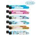 HitUpon 12PCS Safety Wristband for Children Safety ID Wristband Reusable and Waterproof Child ID Bracelet Band