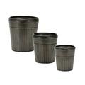 Pot (Set of 3) 5.25 D x 5.75 H 6.25 D x 7 H 7.5 D x 8.25 H Metal