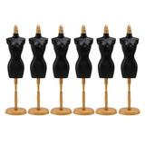 Doll Mannequin Dress Form Mini Stand Clothes Display Dollhouse Torso Model Sewing Forms Miniature Decor Accessories