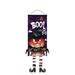 Halloween Hanging Flag Decoration Hanging Banner for Front Door Sign Halloween Decor For Outdoor Indoor Wall Windows Porch Home Yard Party 15.74 X43.3