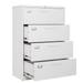 Lateral File Cabinets with Lock 4 Drawer 35 Wide Filing Cabinets Hanging Letter/Legal/F4/A4 Size