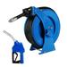 Retractable Fuel Hose Reel with Refueling Nozzle Gun 3/4 x 50ft Spring Driven Diesel Hose Reel 300 PSI Industrial Auto Swivel Heavy Duty Steel Construction Reel for Ship Vehicle Tank Truck