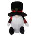 YMH Christmas Doll Cute Snowman Elk Santa Hat Gnomes Doll Plush Toy Atmosphere Decoration Holiday Plush Faceless Doll Party Scene Decorations Christmas Gift