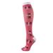 EGNMCR Breast Cancers Awareness Socks Pinks Ribbon Athletic Crew Socks Women s Men s Outdoor Sports Compression Socks Thigh High Striped Pinks Flutters