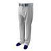 Martin Sports YOUTH Baseball Pants GREY with Piping