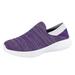 gvdentm Tennis Shoes Womens Walking Shoes Women Lightweight Breathable Sneakers for Women Fashion Casual Tennis Shoe Purple 7.5