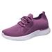 gvdentm Womens Tennis Shoes Sneakers for Women Fashion Casual Shoes Comfortable Walking Sport Sneakers Purple 7