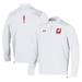 Men's Under Armour White Wisconsin Badgers 2023 Motivate Half-Zip Top