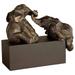 ZQRPCA 16 Playful Pachyderms Elephants Accent Sculpture
