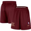 Unisex Nike Wine Cleveland Cavaliers Warm Up Performance Practice Shorts