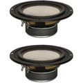 Stage Subwoofer Cone 5.25 Woofers 130 Watts Each 8Ohm Replacement 2 Speaker Set (GW-S525/8-2)