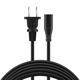 CJP-Geek Cadha 6ft/1.8m UL Listed AC Power Cord Outlet Socket Cable Plug Lead For ZVOX ZBase Z-Base 580 555 Single Cabinet Surround Sound Bar SoundBar Home Theater Speaker System