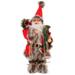 NUOLUX Christmas Santa Clause Doll Ornament Santa Window Display Adornment (Red)