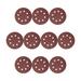 20PCS 40 Grits Hook and Loop Sanding Disc 5-Inch 8-Hole Aluminum Oxide Round Flocking Sandpaper for Sanding Grinder Polishing Accessories