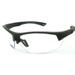 Shooter s Edge Bravo Safety BiFocal Z87.1 Shooting Glasses Clear w Matte Black - +1.50 Power