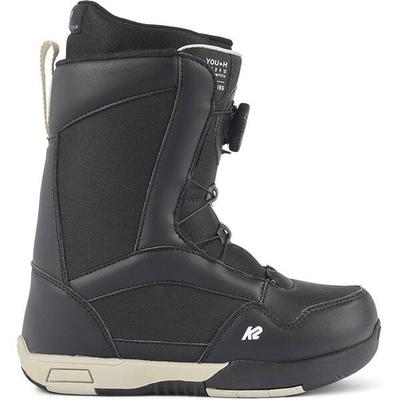 K2 Kinder Snowboot YOU+H BLACK, Größe 34 in Schwarz