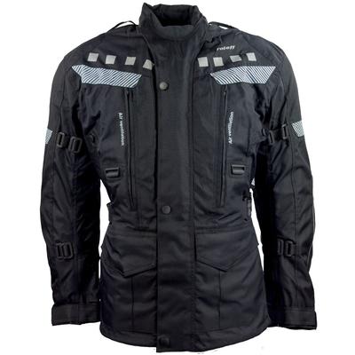 Motorradjacke ROLEFF "RO 773 S" Gr. L, schwarz, Jacken, L, Obermaterial: 100% Polyester. Innenfutter: 100% Polyester, Mit Sicherheitsstreifen Image