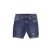 Joe's Jeans Denim Shorts - Mid/Reg Rise: Blue Mid-Length Bottoms - Women's Size 24 - Sandwash