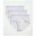 Brooks Brothers Men's Supima Cotton Low-Rise Briefs-3 Pack | White | Size XL