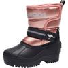 Winterstiefel KANGAROOS "K-Shell II Metallic", Damen, Gr. 27, rosa (rosa, metalli), Synthetik, Textil, sportlich, Schuhe, Snowboots, Winterboots, Winterschuhe, gefüttert und reflektierend