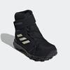 Winterstiefel ADIDAS TERREX "TERREX SNOW HOOK-AND-LOOP COLD.RDY WINTER", Gr. 33, schwarz-weiß (core schwarz, chalk weiß, grau four), Textil, Synthetik, sportlich, Schuhe, wasserdicht und wärmend