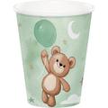 Creative Converting Teddy Bear Paper Cups, 24 ct in Green | Wayfair DTC368268CUP