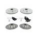 2013-2016 Lincoln MKZ Front and Rear Brake Pad and Rotor Kit - DIY Solutions