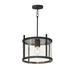 Maxim Lighting Belfry 12 W 1 - Bulb Outdoor Flush Mount Metal in Black | 8.75 H x 12 W x 12 D in | Wayfair 30061CLBK