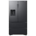 Samsung 30 cu. ft. Mega Capacity 4-Door French Door Refrigerator w/ Four Types of Ice, Steel in Gray | 70 H x 35.75 W x 36.25 D in | Wayfair