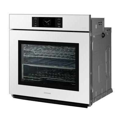 Samsung Bespoke 30" Single Wall Oven w/ AI Pro Cooking™ Camera, Glass in Gray/White | 28.81 H x 29.75 W x 26.63 D in | Wayfair NV51CB700S12AA