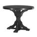 Ebern Designs Bogia Dining Table Plastic in Black | 30.25 H x 48.25 W x 48.25 D in | Outdoor Dining | Wayfair BEE738727FBD4A05A7729F38227FB459