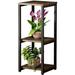 17 Stories Peasely Plant Stand Wood/Metal/Manufactured Wood in Brown | 31.6 H x 11.8 W x 11.8 D in | Wayfair 317A9B0653D646888E47F3433F4F1C9E