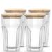 Latitude Run® Lysandros 4 - Piece Crystal Glass Glassware Set | 5.5 H x 3.22 W in | Wayfair D1C9438C841A46CA9697CF27ADD8201E