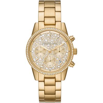 Michael Kors - Chronograph Edelstahl Damenuhren 1 ct Damen