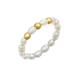 Elli - Süßwasserperlen Beads 925 Silber vergoldet Ringe Damen