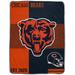 Pegasus Chicago Bears 60" x 80" Logo Divide Royal Plush Blanket