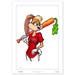 Boston Red Sox 24" x 36" Looney Tunes Limited Edition Fine Art Print