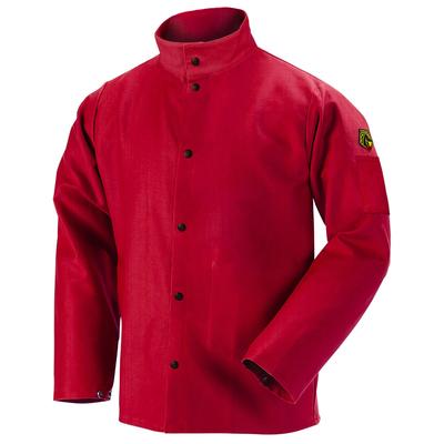 Revco Black Stallion TruGuard 200 9oz Red FR Cotton Welding Jacket