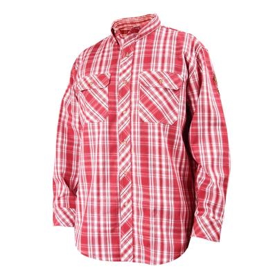 Revco Black Stallion AR/FR Red Plaid Cotton Work Shirt