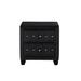 Sophia Night Stand In Color Black Made With Wood