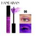 SDJMa Colorful Neon Mascara Fluorescent Waterproof Long-lasting Purple Smudgeproof Fast Dry Eye Lashes Curling Lengthening Thick Eyelashes Paste Beauty Makeup for Women and Girls