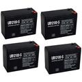 12V 10AH Replacement Battery for Mongoose Hornet FS Scooter Battery - 4 Pack