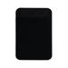 Creative Phone Pouch Self Adhesive PU Leather Holder Cell Phone Back Patch Pocket with Cover (Black)