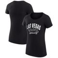 Women's G-III 4Her by Carl Banks Black Las Vegas Raiders Filigree Logo Fitted T-Shirt