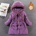 Kiplyki Kid s Fall Sweatshirt Clearance Children s Thickened and Velvet Medium-length Gloves Cotton-padded Clothes