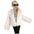 Toddler Winter Coat Winter Windproof Thicken Patchwork Warm Outerwear Cute Cropped Jackets For Girls Pink L