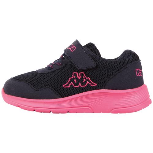 Sneaker KAPPA Gr. 24, blau (navy, pink) Kinder Schuhe Sneaker in kinderfußgerechter Passform