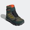 Winterstiefel ADIDAS TERREX "TERREX SNOW HOOK-AND-LOOP COLD.RDY WINTER", Gr. 36, bunt (focus olive, pulse olive, impact orange), Textil, Synthetik, sportlich, Schuhe, wasserdicht und wärmend