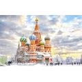Difficult Jigsaw Puzzles For Adults 1000 Pieces St Basil'S Cathedral Moscow Russia 75 * 50Cm